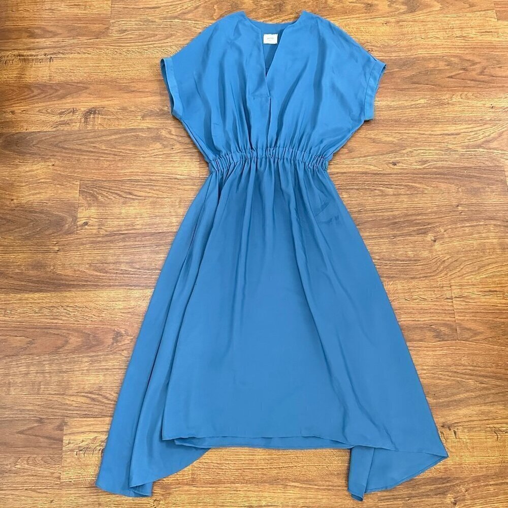 Alysi crème utility scarf midi dress